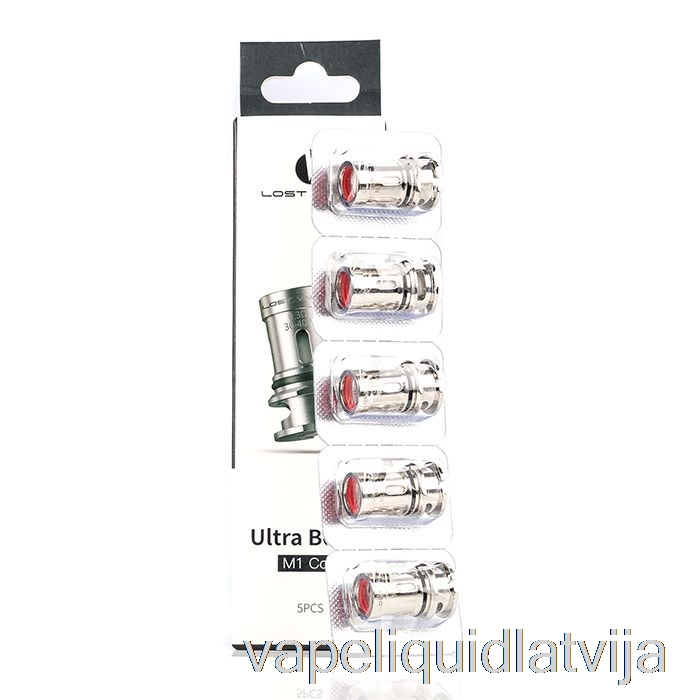 Pazaudētas Vape Ultra Boost Rezerves Spoles [v2] 0,3ohm M1 Spoles Vape šķidrums